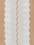 Кружево шитьё, 55 мм, 13±1 м, белое - Фото 2