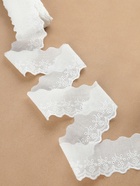 Кружево шитьё, 55 мм, 13±1 м, белое - Фото 2