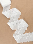 Кружево шитьё, 70 мм, 13.7±1 м, белое - Фото 1