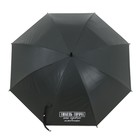 Зонт-трость полуавтомат «Тюмень горяча, как горячие источники», цвет черный, 8 спиц, R = 45 см - фото 8174527
