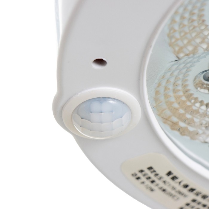 Светильник с датчиком движения "Лира" LED 8Вт белый 21х21х2,5 см - фото 1909135193
