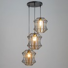 Светильник BayerLux «Аласер» 3хЕ27 40 Вт чёрный - фото 3828460