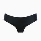 Трусы женские слипы (бесшовные), цвет чёрный, размер 50 - фото 25323752