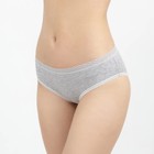 Трусы женские слипы, цвет серый меланж, размер 42 - фото 42011013