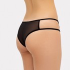 Трусы женские бразильяна (сетка), цвет чёрный, размер 44 - фото 50747242