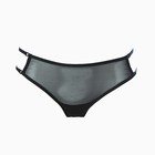 Трусы женские бразильяна (сетка), цвет чёрный, размер 50 9537620