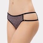 Трусы женские бразильяна (сетка), цвет кофейный, размер 46 9537623