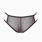 Трусы женские бразильяна (сетка), цвет кофейный, размер 50 9537625