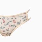 Трусы женские бразильяна (сетка), цвет бежевый, размер 42 - фото 53035385