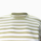 Свитшот женский, цвет белый/оливковый, размер 46 - фото 805407697