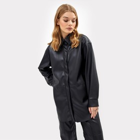 Рубашка женская, цвет чёрный, размер 46