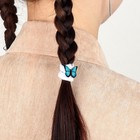 Резинка для волос «Бабочка», d = 4 см - Фото 3