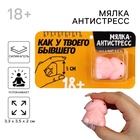 Мялка-антистресс «Как у твоего бывшего», 3.3×3.5×2 см, 18+ - Фото 1