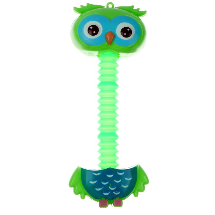 Развивающая игрушка «Сова» световая, цвета МИКС - фото 1898887281