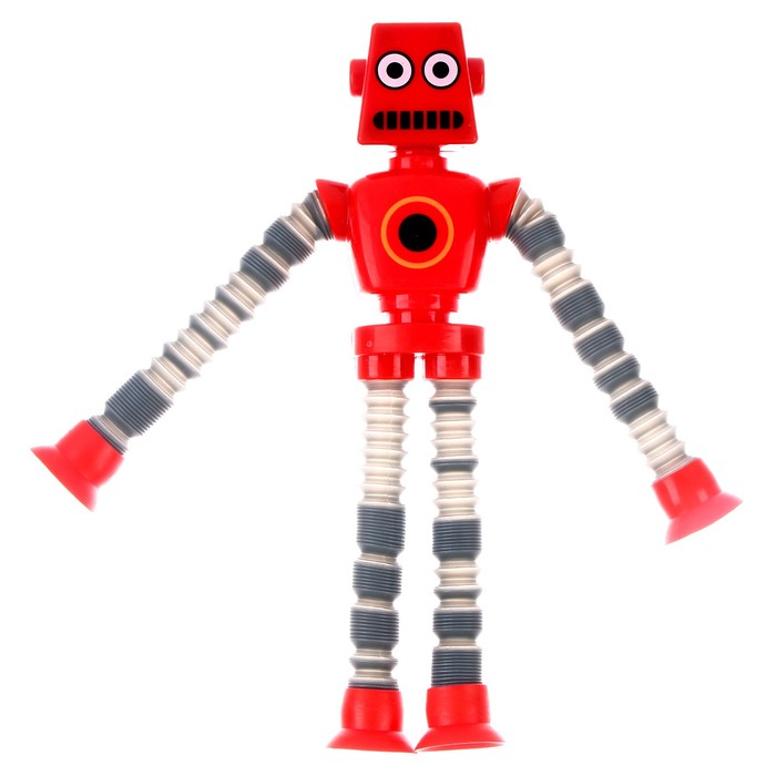 Развивающая игрушка «Робот» с присоской, цвета МИКС - фото 1900361263