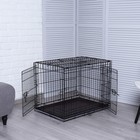 Клетка для собак №3 с металлическим поддоном, складная, 76×56×60 см - Фото 7