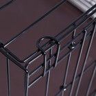 Клетка для собак №3 с металлическим поддоном, складная, 76×56×60 см - Фото 9