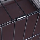 Клетка для собак №3 с металлическим поддоном, складная, 76×56×60 см - Фото 10