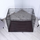 Клетка для собак №4 с поддоном, складная, 94 х 64 х 72 см - фото 9359090