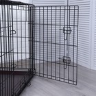 Клетка для собак №4 с поддоном, складная, 94 х 64 х 72 см - Фото 9