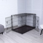 Клетка для собак №5 с поддоном, складная, 111 х 74 х 80 см - Фото 7