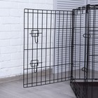 Клетка для собак №5 с металлическим поддоном, складная, 111×74×80 см - Фото 8