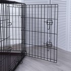 Клетка для собак №5 с поддоном, складная, 111 х 74 х 80 см - Фото 9