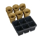 Набор для рассады: торфяной горшок 6?6 см, кассета на 6 ячеек, 17.5?13.5 см, Greengo (комплект 6 шт) - фото 33330915