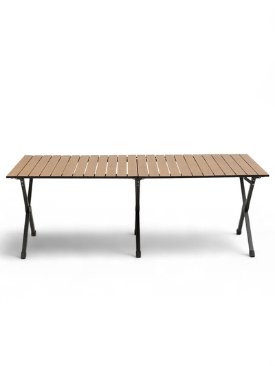 Стол туристический Maclay, складной, 140×65×50 см, цвет под дерево