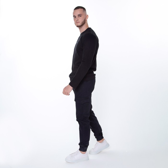 Джоггеры мужские, цвет тёмно-синий, размер 32 (46) 61873