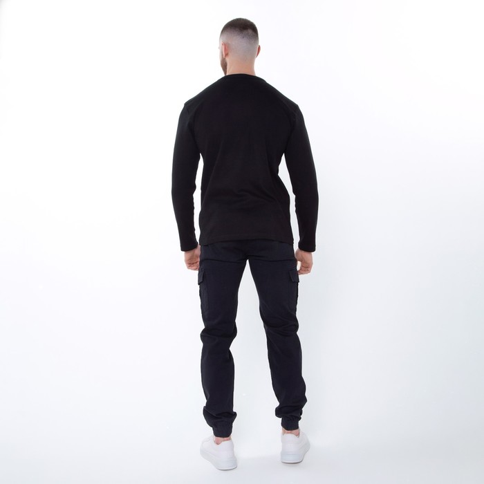 Джоггеры мужские, цвет тёмно-синий, размер 32 (46) 61873