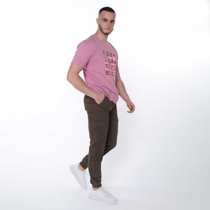 Джоггеры мужские, цвет хаки, размер 30 (46) 61892