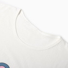 Комплект женский домашний (футболка/брюки), цвет белый/синий, размер 58 - Фото 2