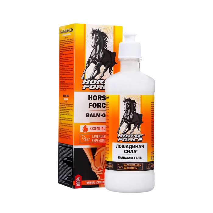 Гель-бальзам для тела Лошадиная сила, 500 мл - Фото 1