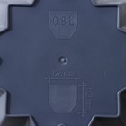 Кашпо для цветов «Геометрия», 800 мл, d=13 см, h=10,5 см, цвет антрацит - Фото 4