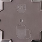 Кашпо для цветов «Геометрия», 800 мл, d=13 см, h=16 см, цвет мокачино - Фото 4