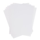 Картон белый А4, 10 листов, мелованный односторонний, 170 г/м2, ErichKrause, в папке, схема поделки - Фото 2