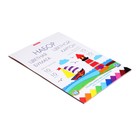 Набор цветной бумаги и картона глянцевого на клею, ErichKrause, А4, 20 листов, 10 цветов бумаги+10 цветов картона, схема поделки - фото 7488287
