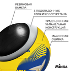 Волейбольный мяч MINSA, машинная сшивка, 18 панелей, р. 5, PU, цвета МИКС - Фото 3