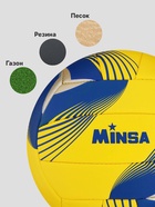 Волейбольный мяч MINSA, машинная сшивка, 18 панелей, р. 5, PU, цвета МИКС - Фото 3