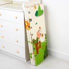 Игровой коврик для детей складной «Паровозик. Жирафик», двусторонний, размер 200х180x0,9 см, Крошка Я - фото 24997323