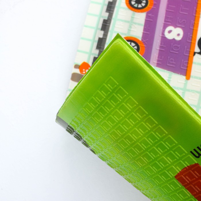 Коврик складной с рисунком «Паровозик. Жирафик», двусторонний, размер 200х180 см 61897