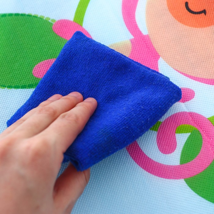 Коврик складной с рисунком «Дороги. Крокодильчик», двусторонний, размер 200х180 см 61898