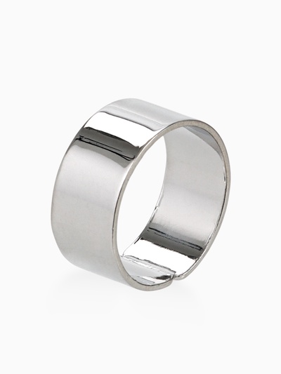Кольцо «Классика» минимал, цвет серебро, безразмерное