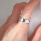 Кольцо «Классика» минимал, цвет серебро, безразмерное - Фото 2