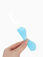 Расчёска складная, 17.3×3.1 см, синяя, белая - Фото 4