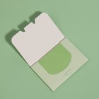 Матирующие салфетки «Colorful», 50 шт, цвет зелёный - фото 8507999