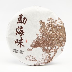 Китайский выдержанный чай "Шу Пуэр. Menghai wei ", 100 г, 2020 г