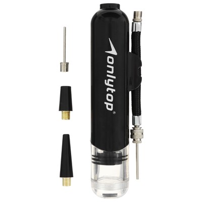 Насос двойного действия ONLYTOP, 16.5 см, 3 насадки, шнур