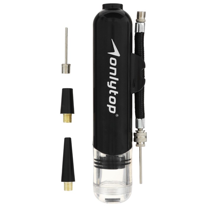 Насос двойного действия ONLYTOP, 16.5 см, 3 насадки, шнур